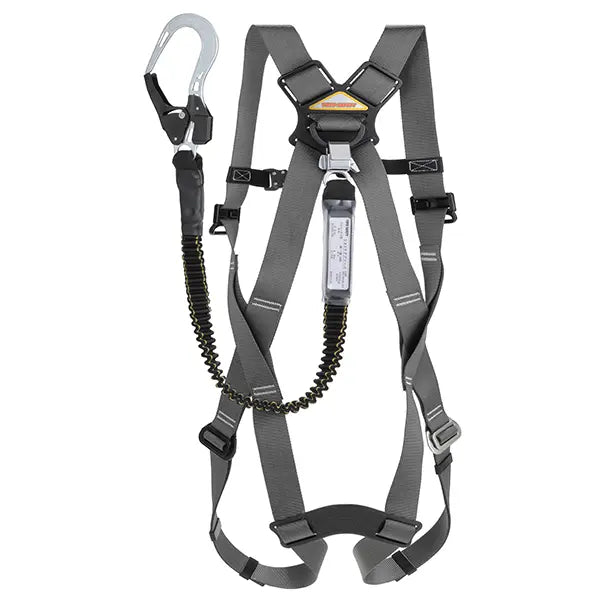 メーカー:トーヨーセーフティ 品名&品番:フルハーネス用墜落制止用器具【ダブルランヤードセット/伸縮式】KARUHARNESS [TS-FGH-16W トーヨーセーフティ] ハーネス