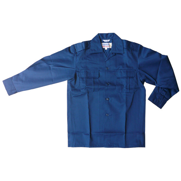 メーカー:ECHIZENYA 品名&品番:ECHIZENYA ET-GA-15 防災長袖シャツ【通年】(オプション表示用)  カラー：紺
