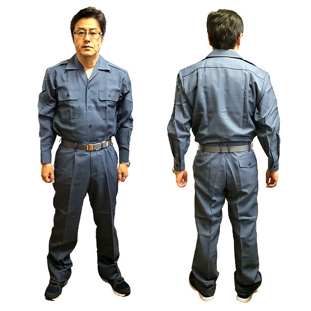 ECHIZENYA 防災服上下セット GA-23A-JGS【麻コン・通年長袖】 ｜ 警備