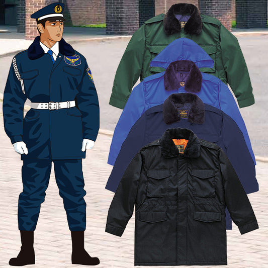 メーカー:High-Tachibana 品名&品番:High-Tachibana TH-5800 肩章付防寒コート（フードイン）(オプション表示用) 