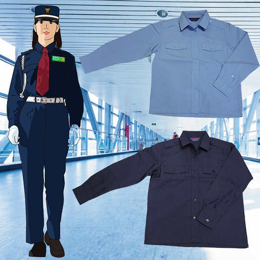 メーカー:High-Tachibana 品名&品番:High-Tachibana TH-8112 女子警備春夏長袖カッターシャツ(オプション表示用) 