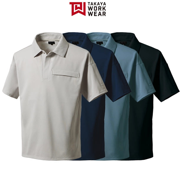 メーカー:TAKAYA WARK WEAR 品名&品番:TAKAYA WARK WEAR TA-TW-A352 半袖エコポロシャツ(一覧表示用) 