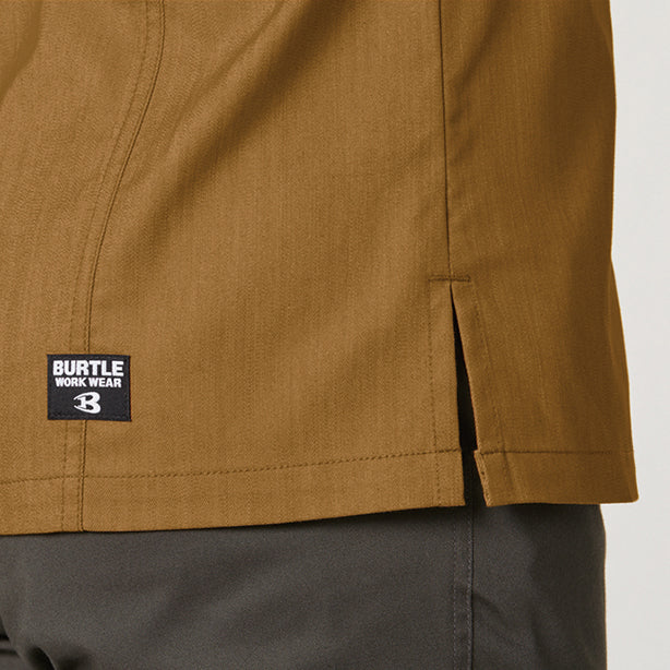 メーカー:BURTLE 品名&品番:BURTLE BTL-1815 通年長袖シャツ【ユニセックス】 脇スリット