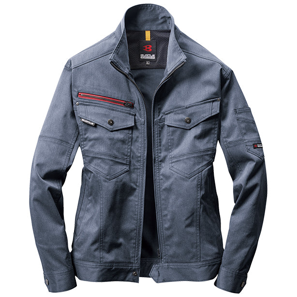 メーカー:BURTLE 品名&品番:BURTLE BTL-7041 春夏ジャケット【ユニセックス】(一覧表示用)  カラー：インディゴ