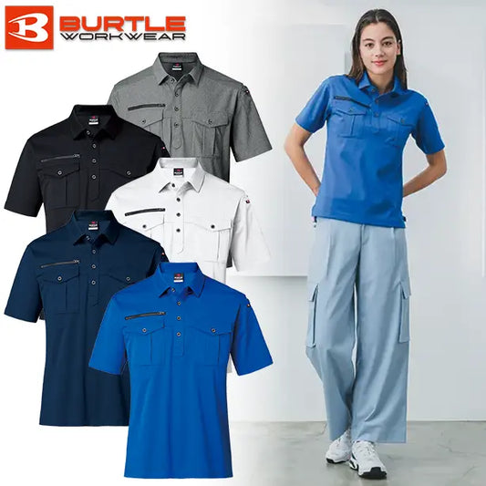 メーカー:BURTLE 品名&品番:BURTLE BTL-707 半袖ポロシャツ【ユニセックス】(オプション表示用) 