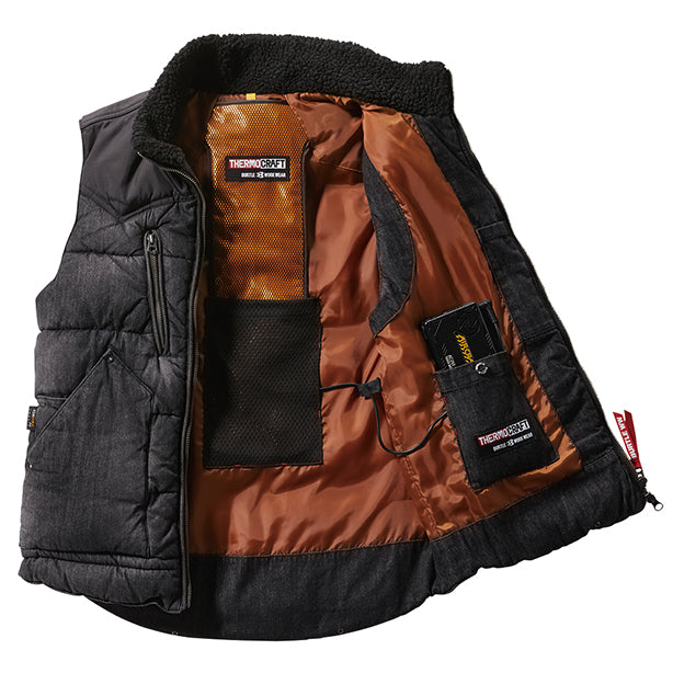 メーカー:BURTLE 品名&品番:BURTLE BTL-5004 サーモクラフト 防寒ベスト【ウェアのみ】 装備イメージ