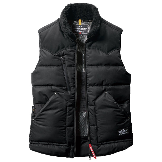 メーカー:BURTLE 品名&品番:BURTLE BTL-5024 サーモクラフト 防寒ベスト【ウェアのみ】(一覧表示用)  カラー：ブラック