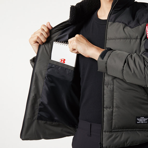 メーカー:BURTLE 品名&品番:BURTLE BTL-5024 サーモクラフト 防寒ベスト【ウェアのみ】 右内ポケット