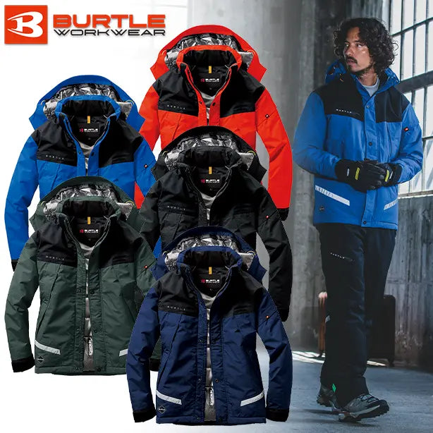 メーカー:BURTLE 品名&品番:BURTLE BTL-7610 防水防寒ジャケット【ユニセックス】(オプション表示用) 