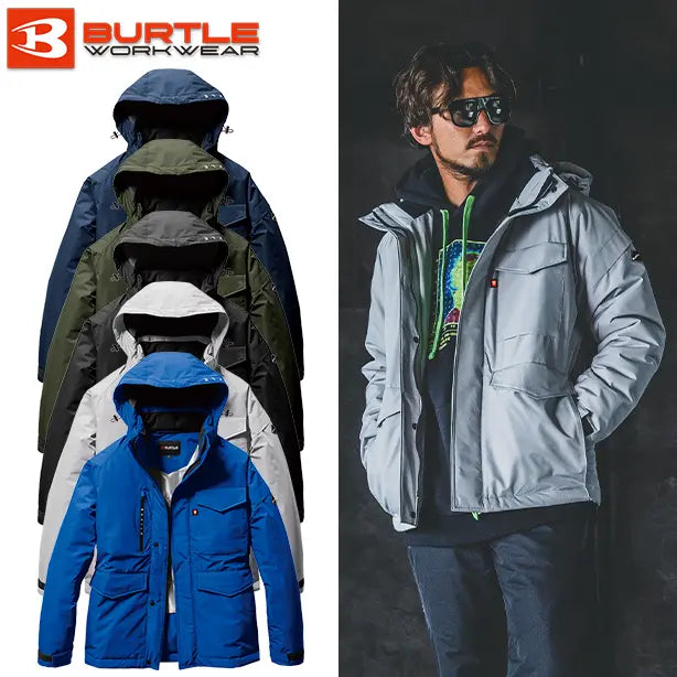 メーカー:BURTLE 品名&品番:BURTLE BTL-7620 防水防寒ジャケット【ユニセックス】(一覧表示用) 