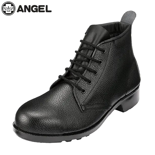 メーカー:ANGEL 品名&品番:ANGEL AG-AE212 安全靴・黒革短靴(一覧表示用) 