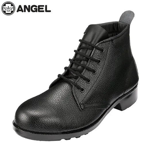 メーカー:ANGEL 品名&品番:ANGEL AG-AE212 安全靴・黒革短靴(一覧表示用) 