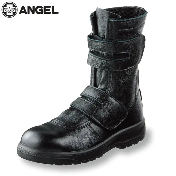 メーカー:ANGEL 品名&品番:ANGEL AG-AG609 安全靴・黒革短靴(一覧表示用) 