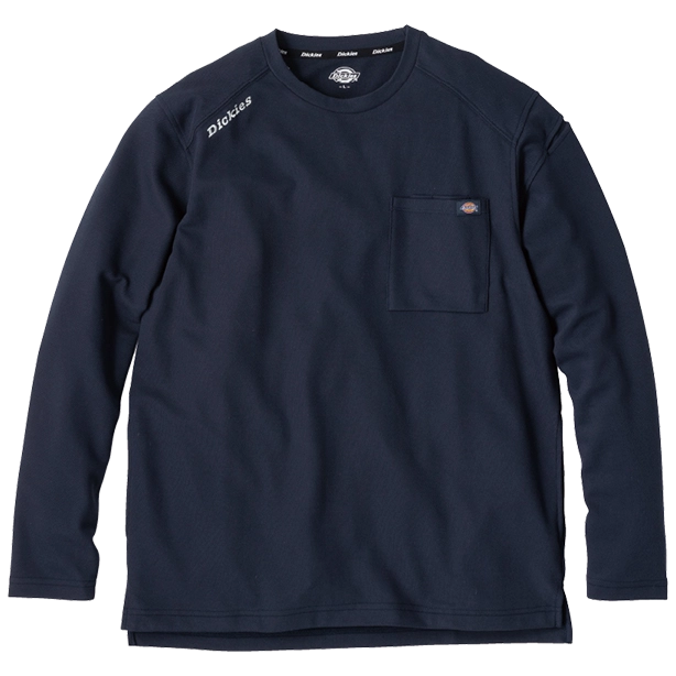 メーカー:CO-COS 品名&品番:Dickies CC-D-6018 長袖Tシャツ(一覧表示用)  カラー:ネイビー