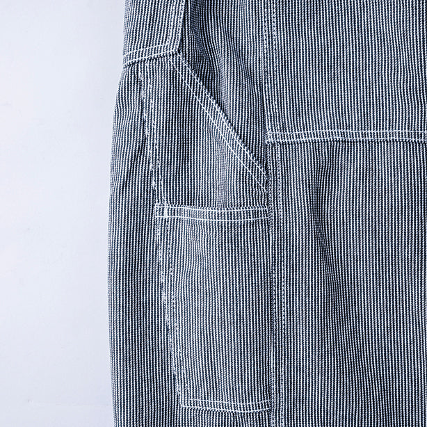 メーカー:GRACEENGINEER'S 品名&品番:GRACE ENGINEER'S SK-GE-105H 親子で揃うヒッコリーツナギ(キッズサイズあり) ツールポケット