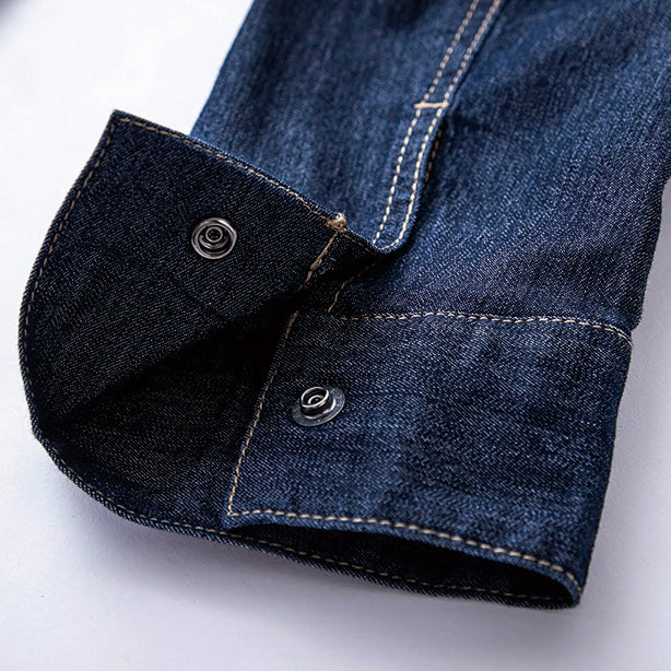 メーカー:GRACEENGINEER'S 品名&品番:GRACE ENGINEER'S SK-GE-340 ストレッチデニムツナギ 袖口隠しボタン