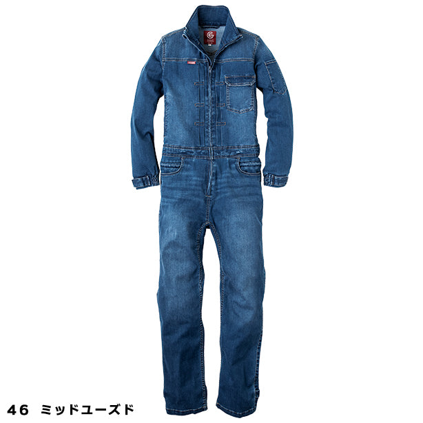 メーカー:GRACEENGINEER'S 品名&品番:GRACE ENGINEER'S SK-GE-650 デアリーウーマンツナギ(キッズサイズあり）(一覧表示用)  カラー:ミッドユーズド