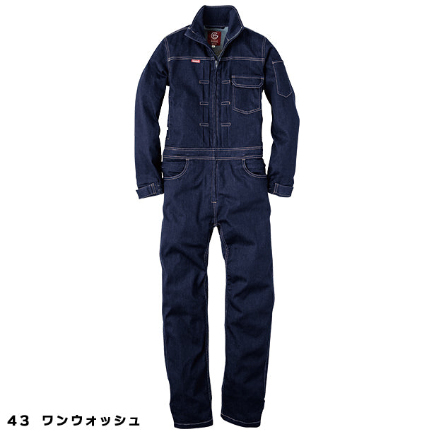 メーカー:GRACEENGINEER'S 品名&品番:GRACE ENGINEER'S SK-GE-650 デアリーウーマンツナギ(キッズサイズあり）(オプション表示用)  カラー:ワンウォッシュ