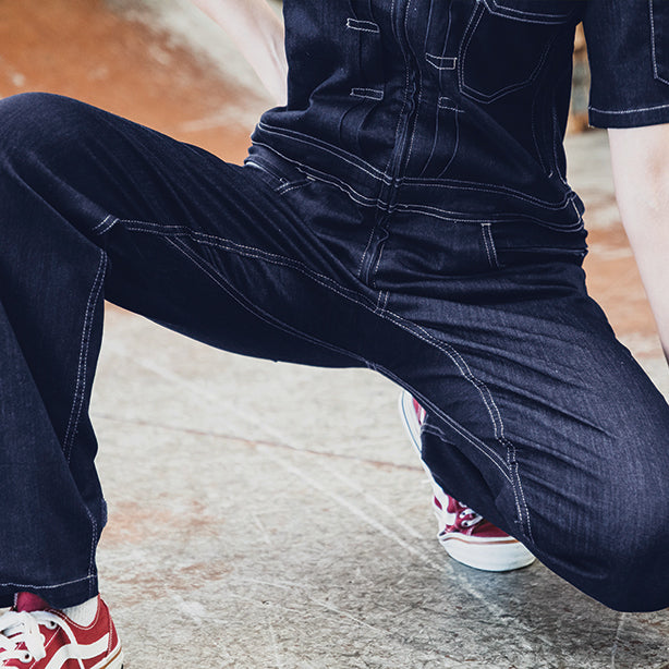 メーカー:GRACEENGINEER'S 品名&品番:GRACE ENGINEER'S SK-GE-650 デアリーウーマンツナギ(キッズサイズあり） クライミングカット