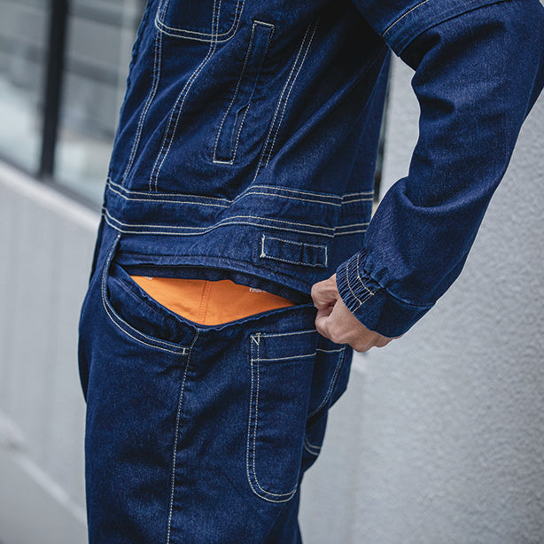 メーカー:GRACEENGINEER'S 品名&品番:GRACE ENGINEER'S SK-GE-700 アグリデニム ヒップオープン機能GRACEBACK