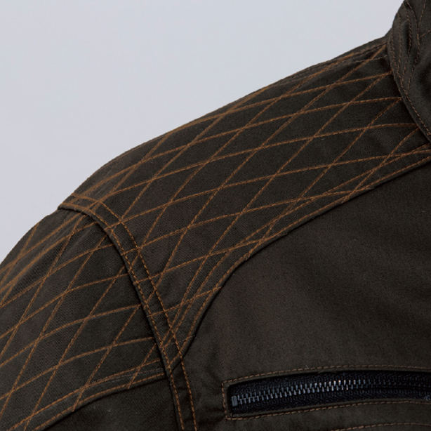 メーカー:JICHODO 品名&品番:Z-DRAGON JC-74030 肩補強刺子入り帯電防止空調服™長袖ブルゾン 刺し子