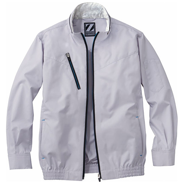 メーカー:JICHODO 品名&品番:Z-DRAGON JC-74050 スタイリッシュ空調服™長袖ブルゾン(一覧表示用)  カラー:シルバー