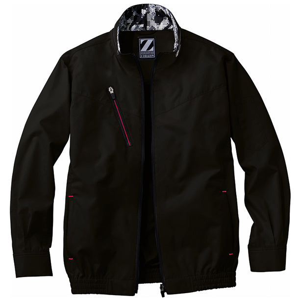 メーカー:JICHODO 品名&品番:Z-DRAGON JC-74050 スタイリッシュ空調服™長袖ブルゾン(一覧表示用)  カラー:ブラック