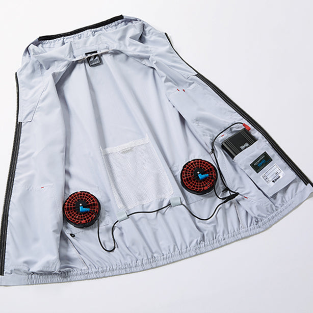 メーカー:JICHODO 品名&品番:Z-DRAGON JC-74250 フード付き 空調服® ベスト【ウェアのみ】 ファン・バッテリー装着時