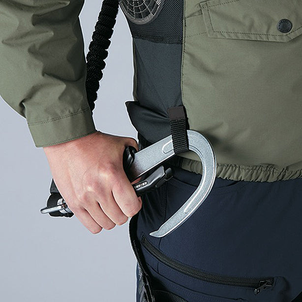 メーカー:JICHODO 品名&品番:Z-DRAGON JC-74320 サイドファン ハーネス対応空調服®遮熱ベスト（フード付） ランヤードフックかけベルト