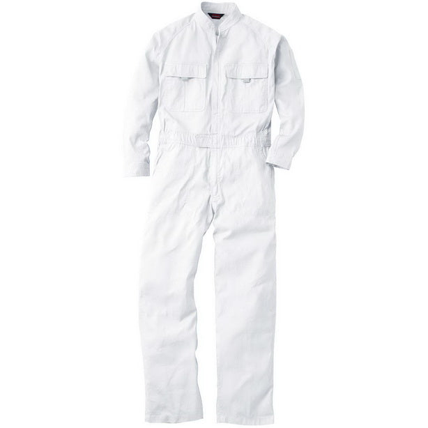 メーカー:SOWA 品名&品番:SOWA SO-9000 激安つなぎ服(オプション表示用)  カラー:ホワイト