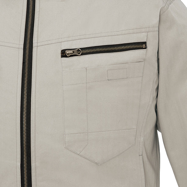 メーカー:XEBEC 品名&品番:XEBEC XE-98002 現場服 空調服®長袖ブルゾン 左二重ポケット