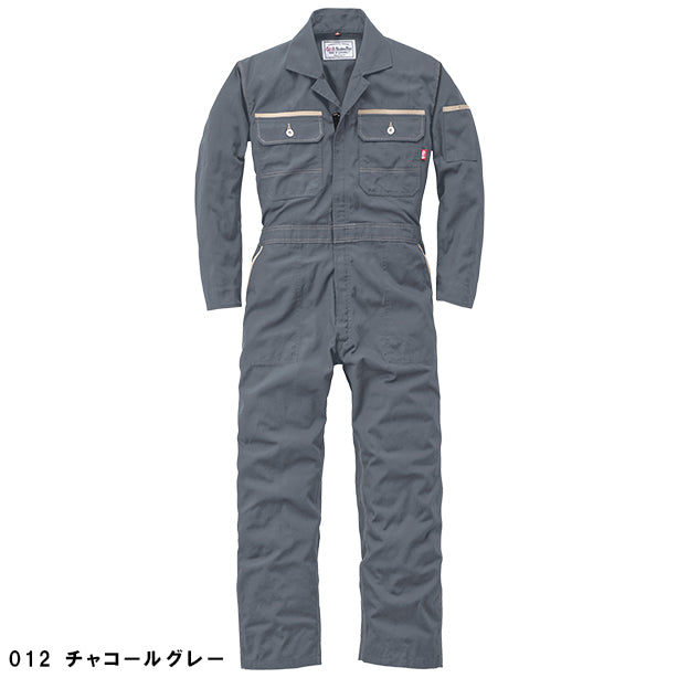 メーカー:YAMADATATSU 品名&品番:YAMADATATSU YD-2670 ヴィンテージ風つなぎ(オプション表示用)  カラー:チャコールグレー
