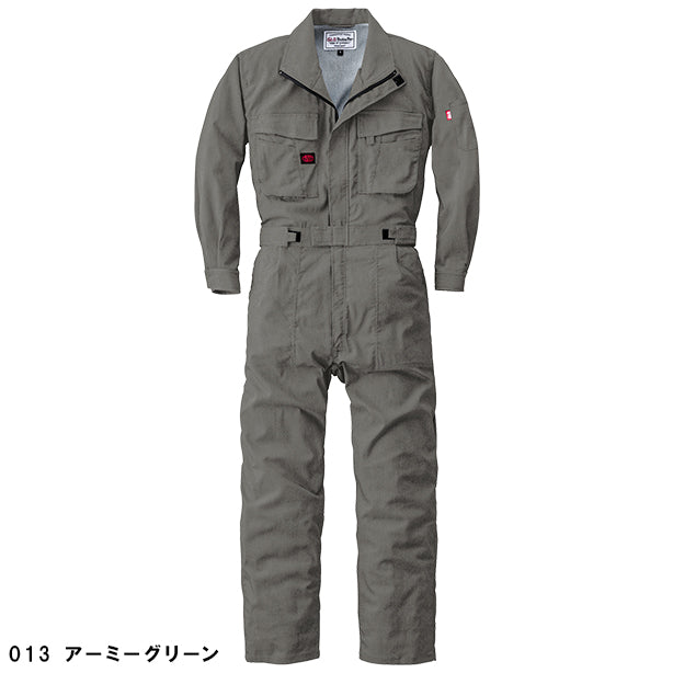 メーカー:YAMADATATSU 品名&品番:YAMADATATSU YD-3690 ストレッチつなぎ(オプション表示用)  カラー:アーミーグリーン