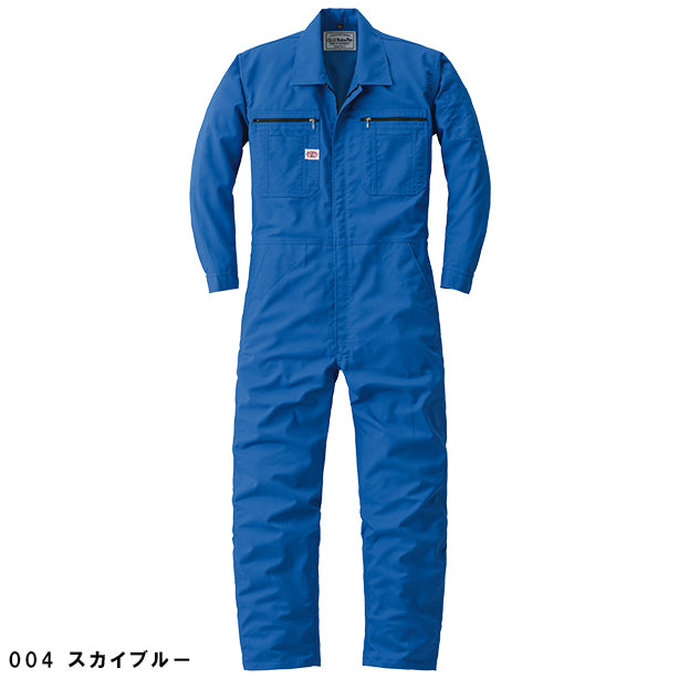 メーカー:YAMADATATSU 品名&品番:YAMADATATSU YD-24030 春夏プロ仕様腰のびのびつなぎ服(一覧表示用)  カラー:スカイブルー