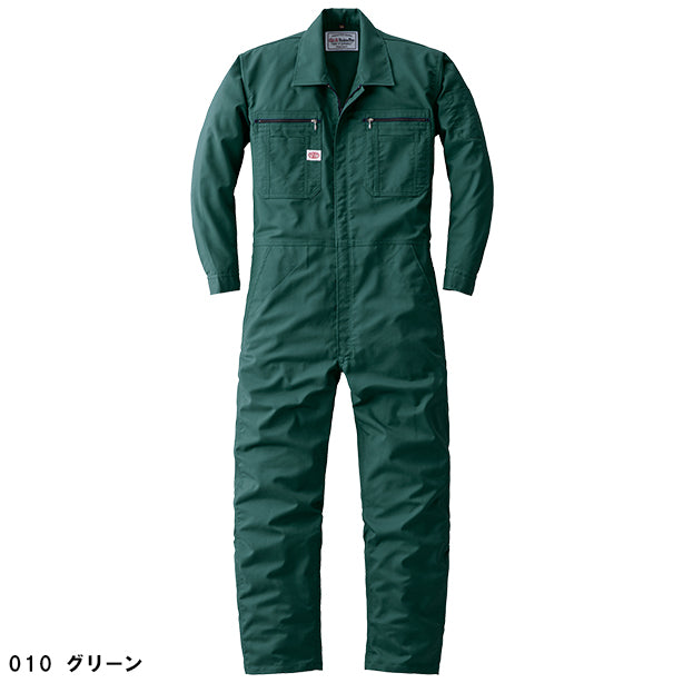 メーカー:YAMADATATSU 品名&品番:YAMADATATSU YD-24030 春夏プロ仕様腰のびのびつなぎ服(一覧表示用)  カラー:グリーン