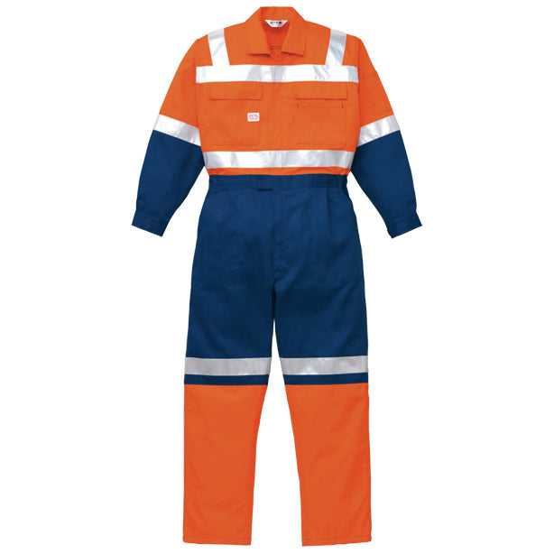 メーカー:YAMADATATSU 品名&品番:YAMADATATSU YD-7600 安全反射つなぎ服(一覧表示用)  カラー:オレンジ