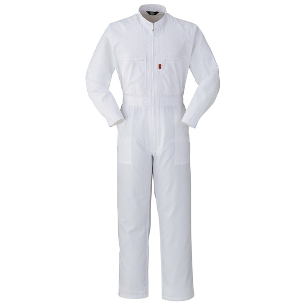 メーカー:YAMATAKA 品名&品番:YAMATAKA DON-6100 帯電防止ツナギ服(一覧表示用)  カラー:ホワイト