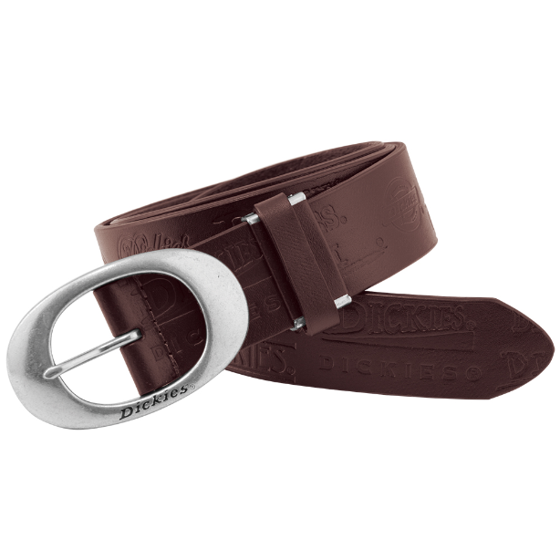 メーカー:CO_COS 品名&品番:Dickies CC-D-20116 牛革エンボスベルト(一覧表示用)  カラー:ダークブラウン
