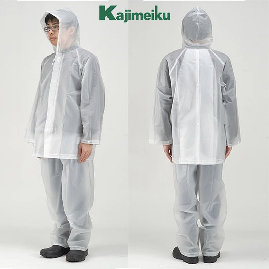 メーカー:KAJIMEIKU 品名&品番:カジメイク KM-1560 EVAレインスーツ（マチ付きリュックサック）(オプション表示用) 