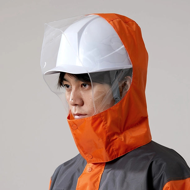 メーカー:KAJIMEIKU 品名&品番:カジメイク KM-3420 アーマーライトレインスーツ ヘルメット対応フード