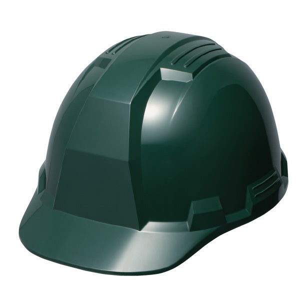 安全ヘルメット【ライナーあり/通気孔なし】 商品コード：GS-10NK 色：ダークグリーン #28(一覧表示用)