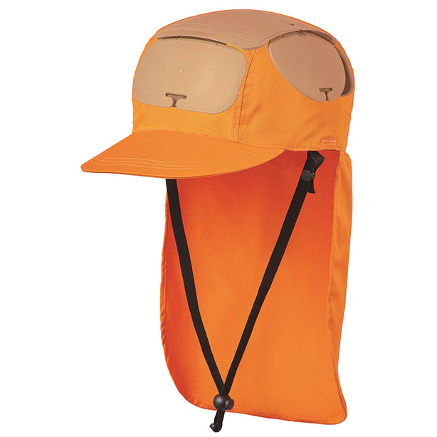 IZANO CAP2 ] 防災用キャップ(防炎垂付き)IZANOCAP2-F｜フクヨシ