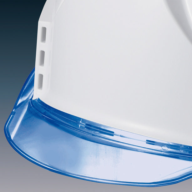 【遮熱】通気孔タイプの決定版フィットする究極のヘルメット【通気孔あり】 商品コード：KKC3-B-COOL 色：③ 遮熱スノーホワイト / ブルー(一覧表示用)