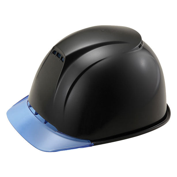 【警備用】エアライトヘルメット「飛翔］【ブロックライナー/通気孔あり】ST#1830-JZⅡ-KB 商品コード：ST1830-JZII-KB 色：⑯ BL-2 黒 / V-5 青(一覧表示用)