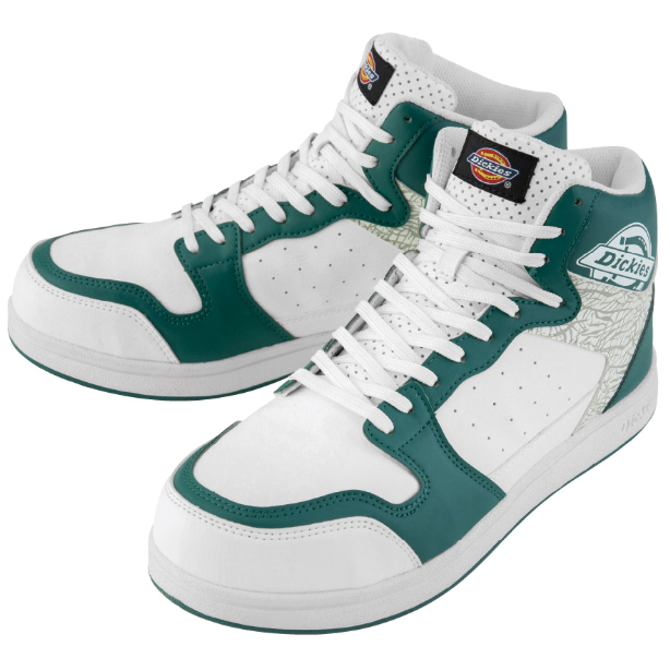 メーカー:CO_COS 品名&品番:Dickies CC-D-3318 ハイカットセーフティースニーカー(一覧表示用)  カラー:グリーン