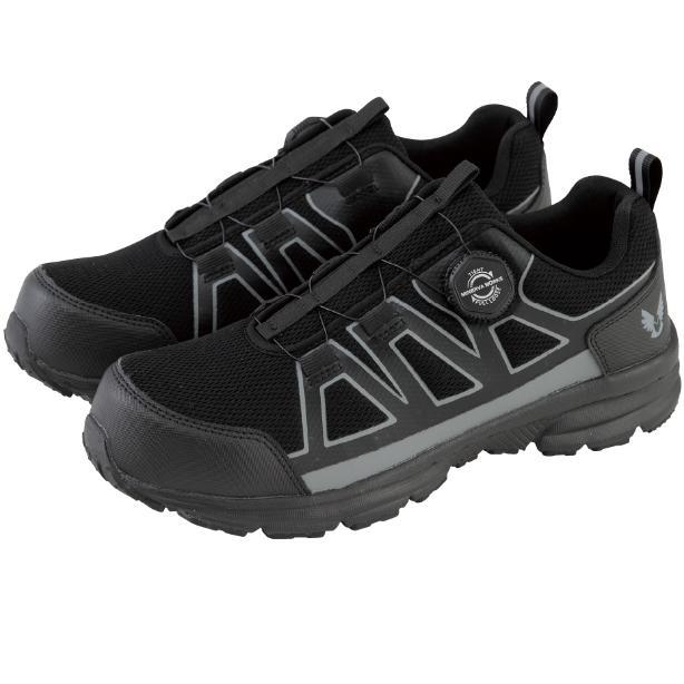 メーカー:CO_COS 品名&品番:CO-COS CC-MW-3110 軽量ダイヤル式セーフティースニーカー MINERVA WORKS(一覧表示用)  カラー:ダーク