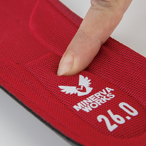 メーカー:CO_COS 品名&品番:CO-COS CC-MW-3110 軽量ダイヤル式セーフティースニーカー MINERVA WORKS インソール