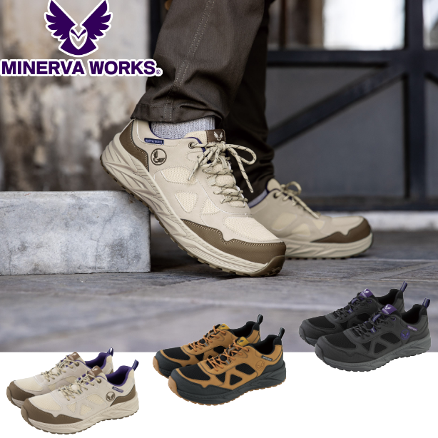 メーカー:CO_COS 品名&品番:CO-COS CC-MW-3301 トゥスプリングプロスニーカー（紐タイプ） MINERVA WORKS(一覧表示用) 