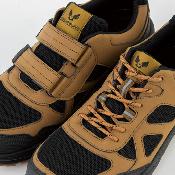 メーカー:CO_COS 品名&品番:CO-COS CC-MW-3302 トゥスプリングプロスニーカー（ベルトタイプ） MINERVA WORKS Point説明