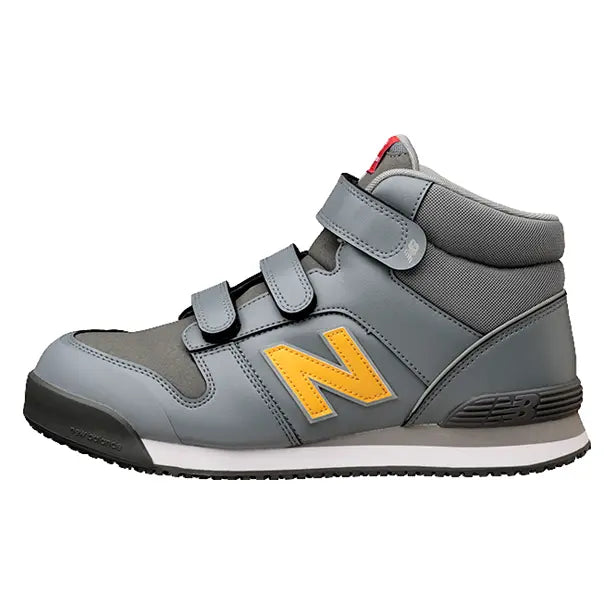 メーカー:DONKEL 品名&品番:New Balance プロスニーカー Portsmouth(一覧表示用)  カラー:グレー×グレー×イエロー
